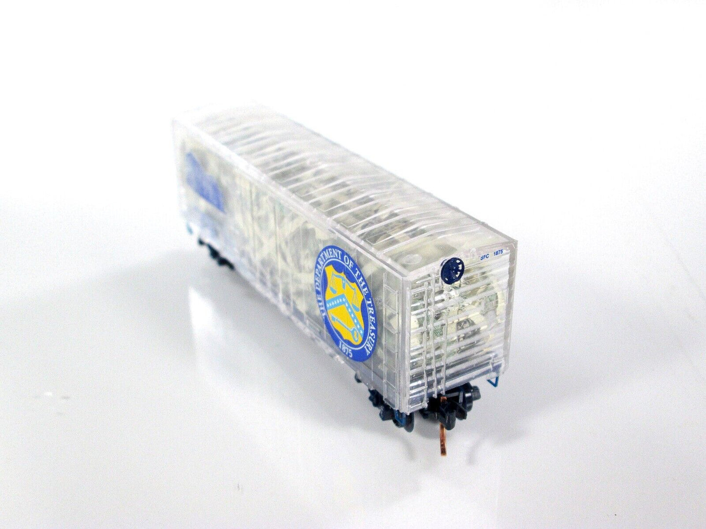 N Scale ***SAN FRANCISCO MINT*** Transparent Box Car - Micro Trains, NSC Special