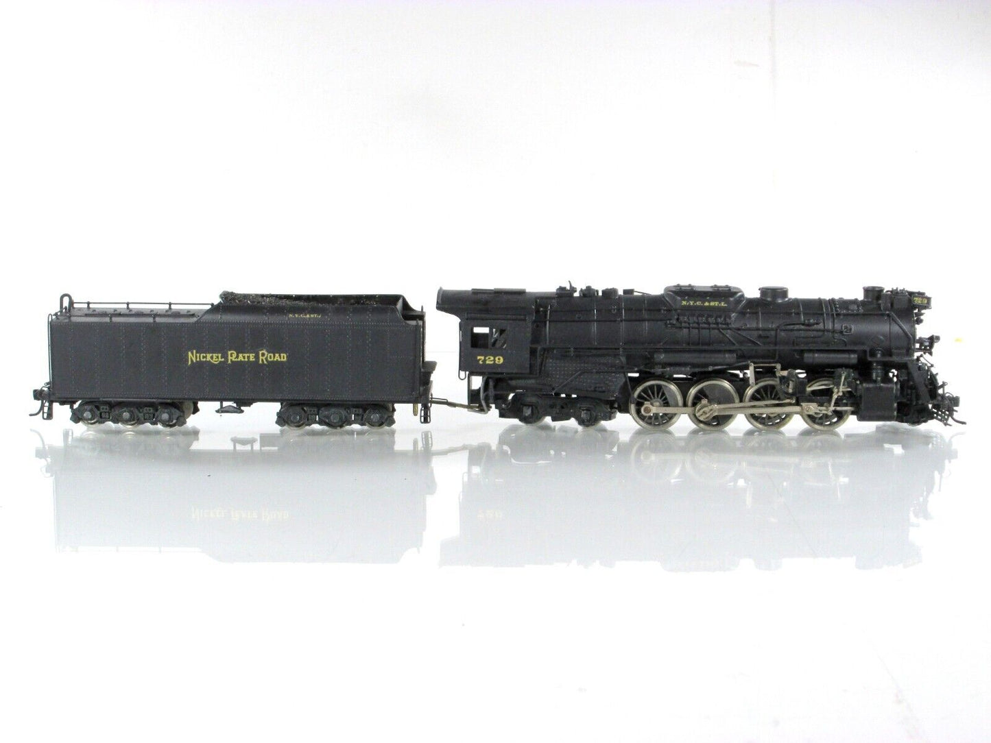 HO Scale BRASS Nickel Plate Road 2-8-4 Steam Locomotive NKP #729 - United Models
