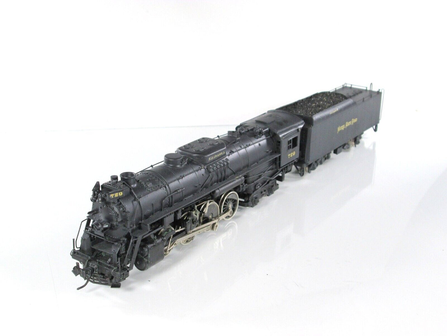 HO Scale BRASS Nickel Plate Road 2-8-4 Steam Locomotive NKP #729 - United Models