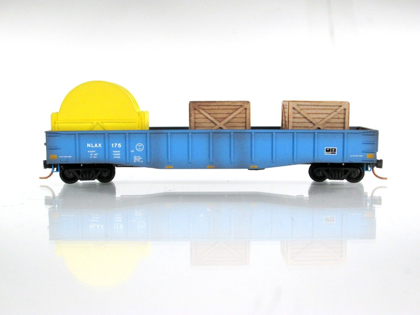 N Scale ***NASA** 50' Gondola, SRM Crate Loads, NLAX 175 - Micro Trains 10500220