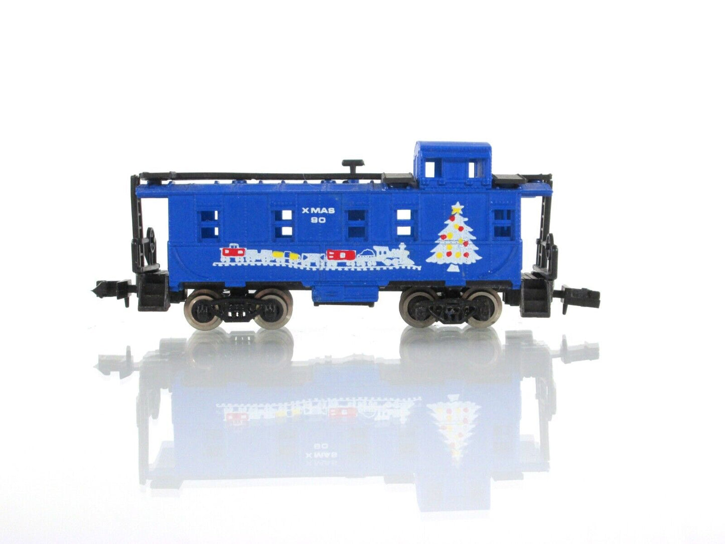 N Scale **SEASON'S GREETINGS** Christmas Caboose 1990, Bev-Bel, Life-Like 2169-1