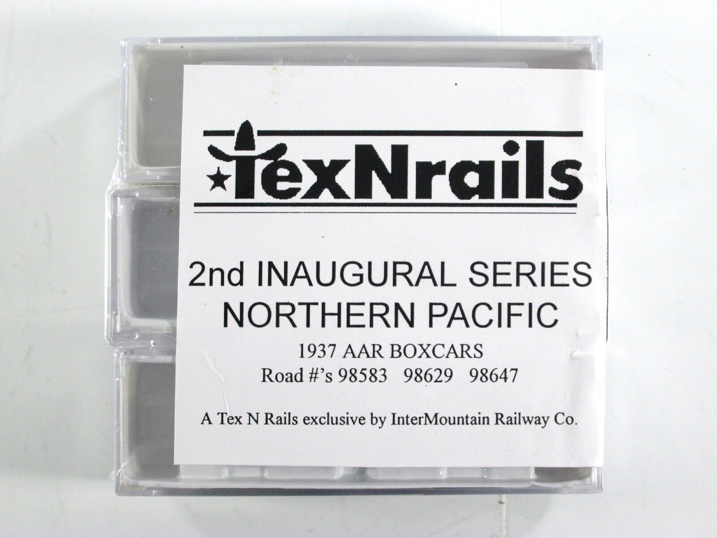 N Scale **NORTHERN PACIFIC** 40' Box Car Set - Intermountain / Tex-N-Rails *RARE