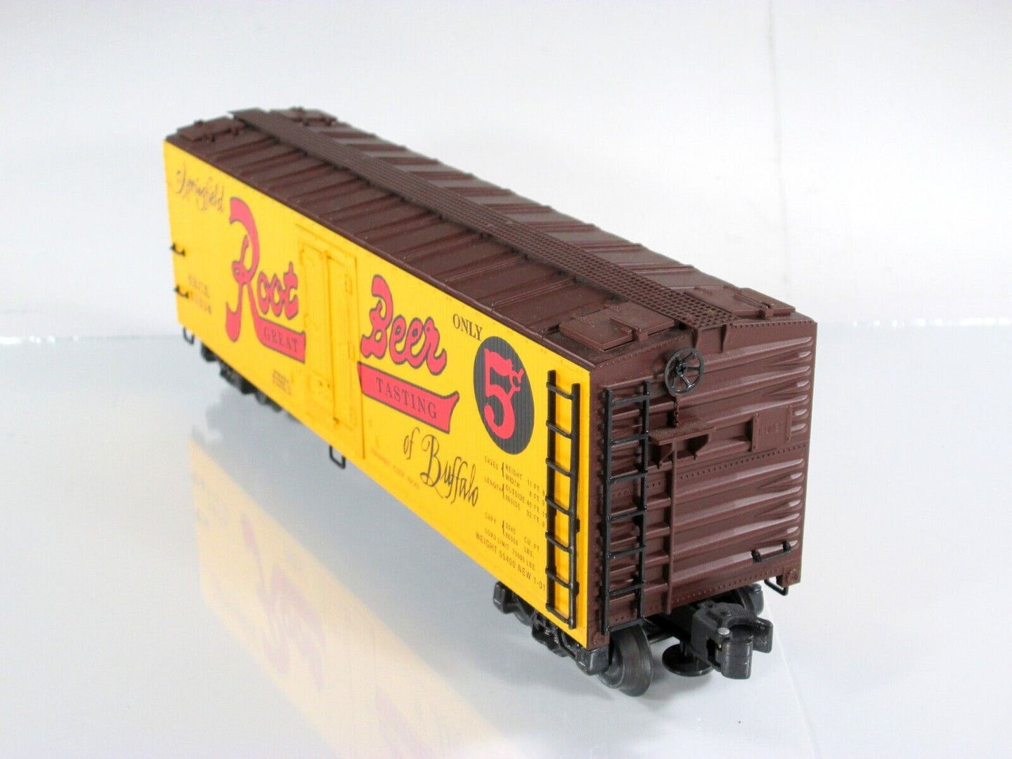 O Scale Springfield ROOT BEER 40' Wood Ice Reefer, SBCX 33226 - K-Line K762-8028