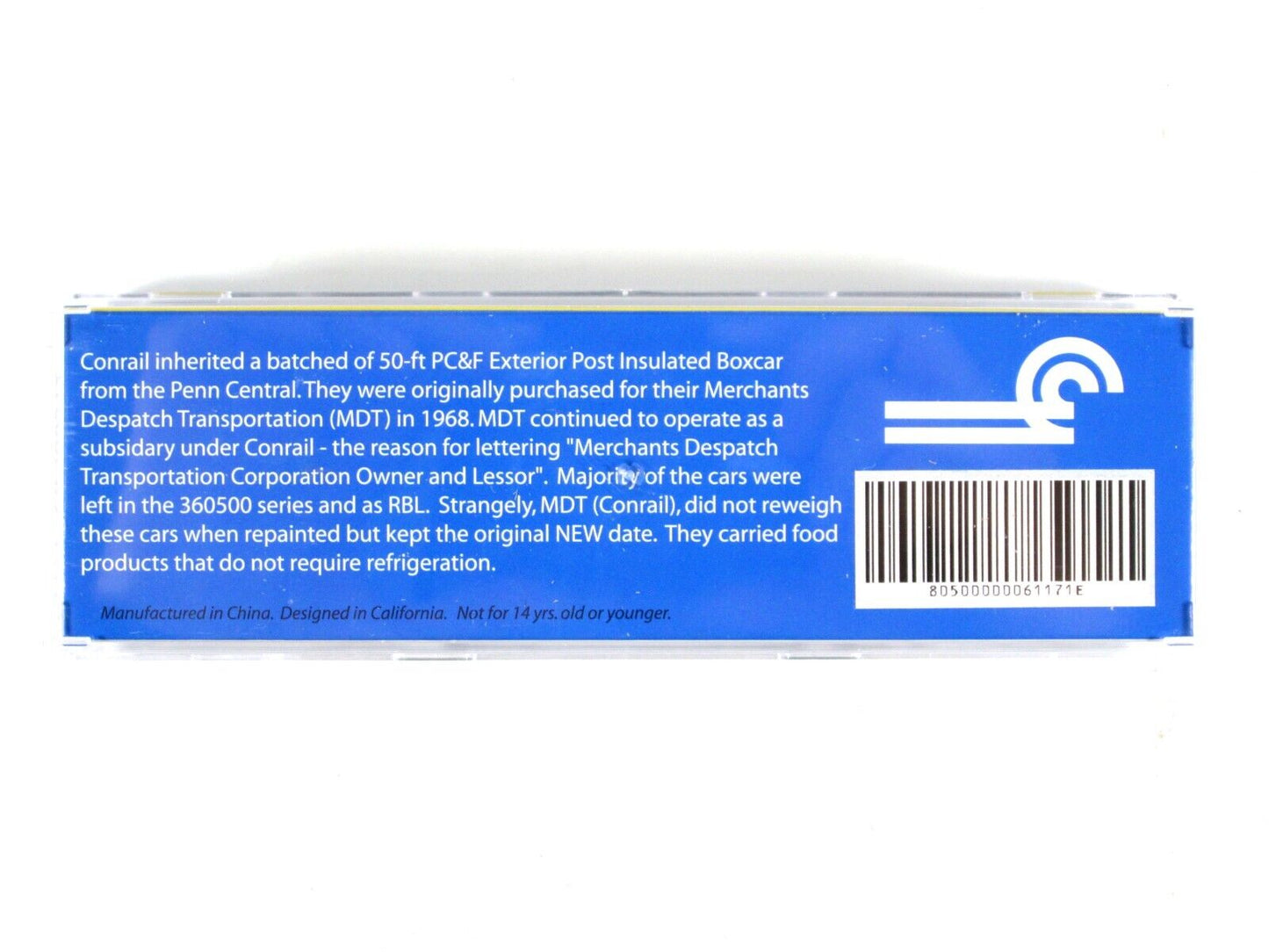 N Scale **CONRAIL** 50' Insulated Box Car 8-Pack Set, by WHEELS of TIME **RARE**