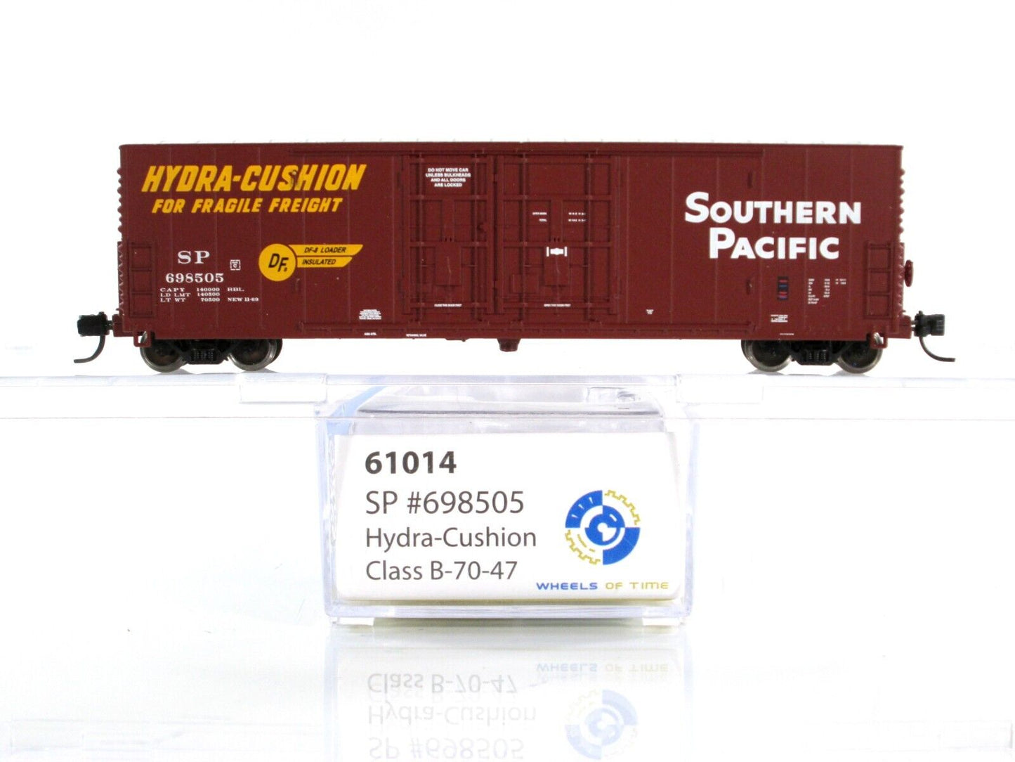 N Scale *SOUTHERN PACIFIC* 50' Hydra-Cushion Box Car 8-Set, WHEELS of TIME *RARE