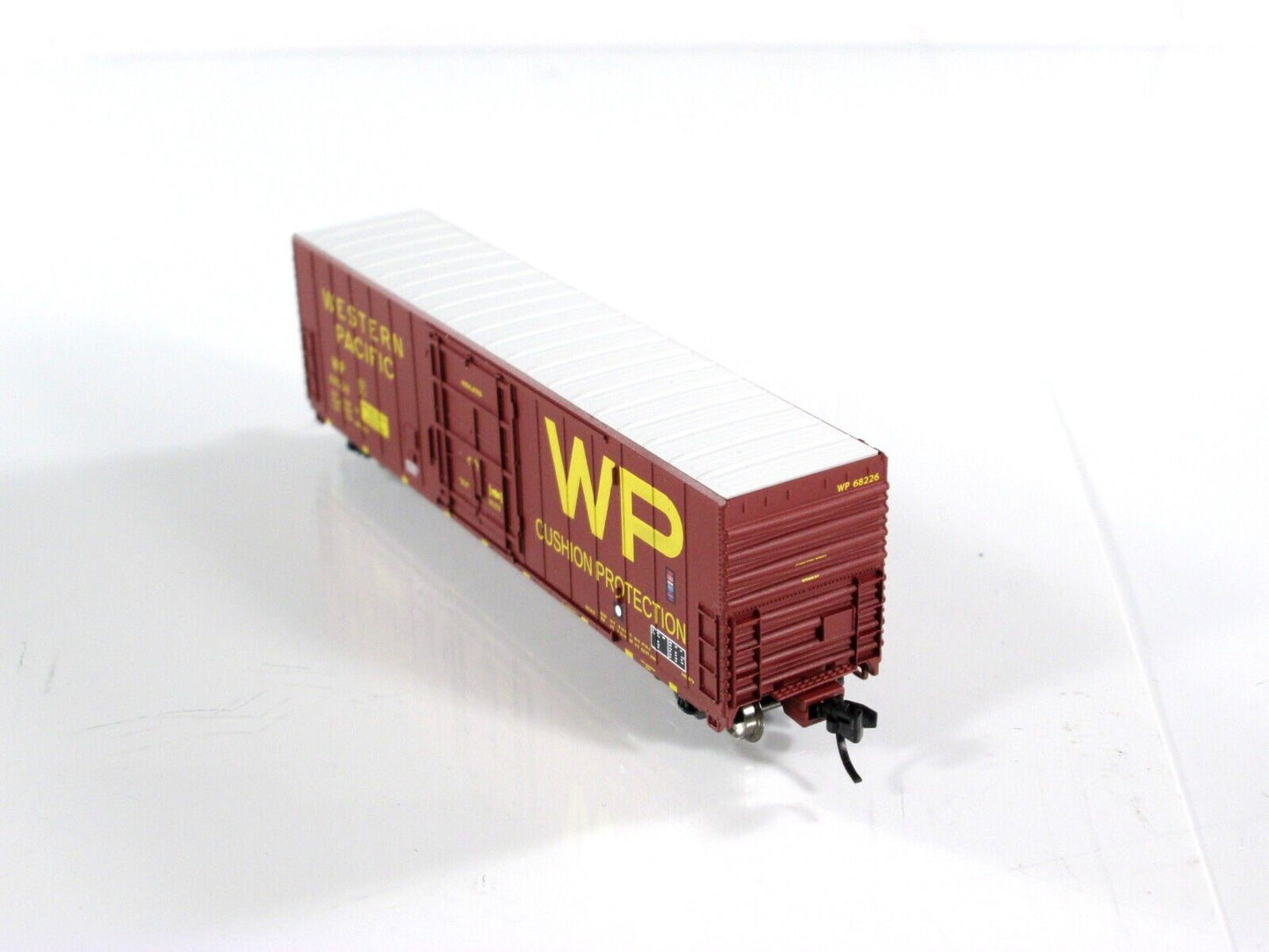 N Scale **WESTERN PACIFIC** 50' Cushion Box Car 6-Set - WHEELS of TIME **RARE*