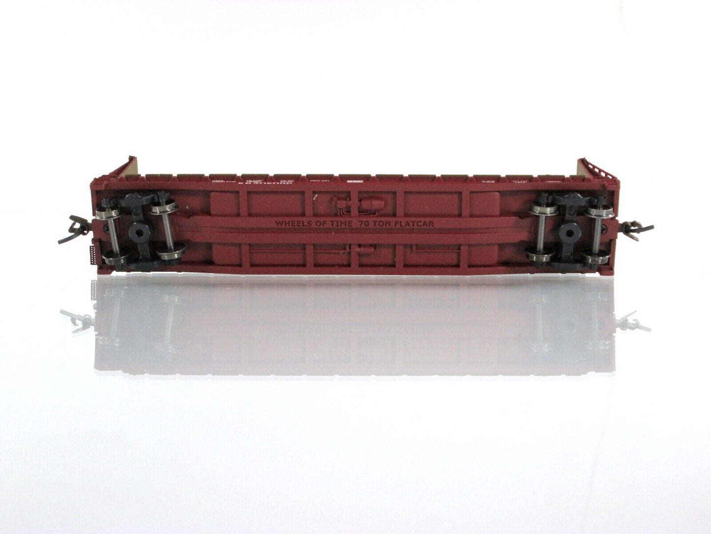N Scale *SOUTHERN PACIFIC* Bulkhead Flat Car 12-Pack Set - WHEELS of TIME **RARE
