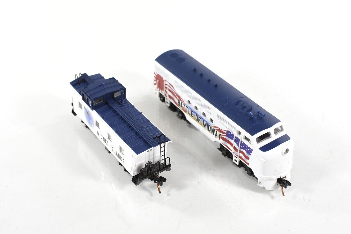 N Scale **BATTLE of MIDWAY** FT Locomotive & Caboose - MTL 98321081 **DCC Ready