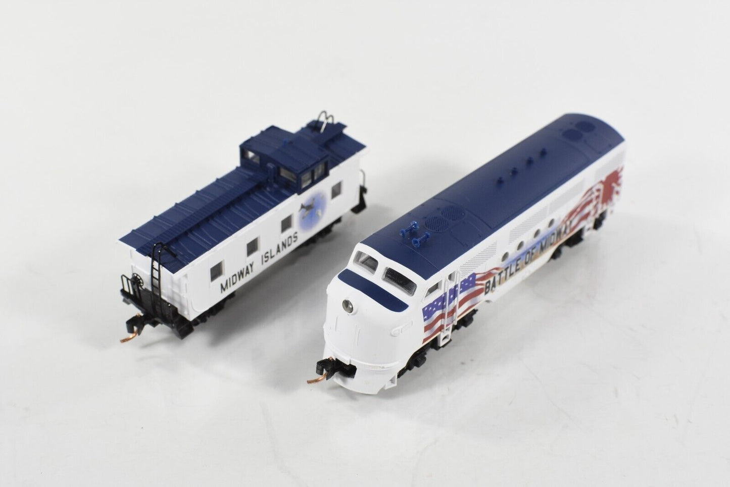 N Scale **BATTLE of MIDWAY** FT Locomotive & Caboose - MTL 98321081 **DCC Ready