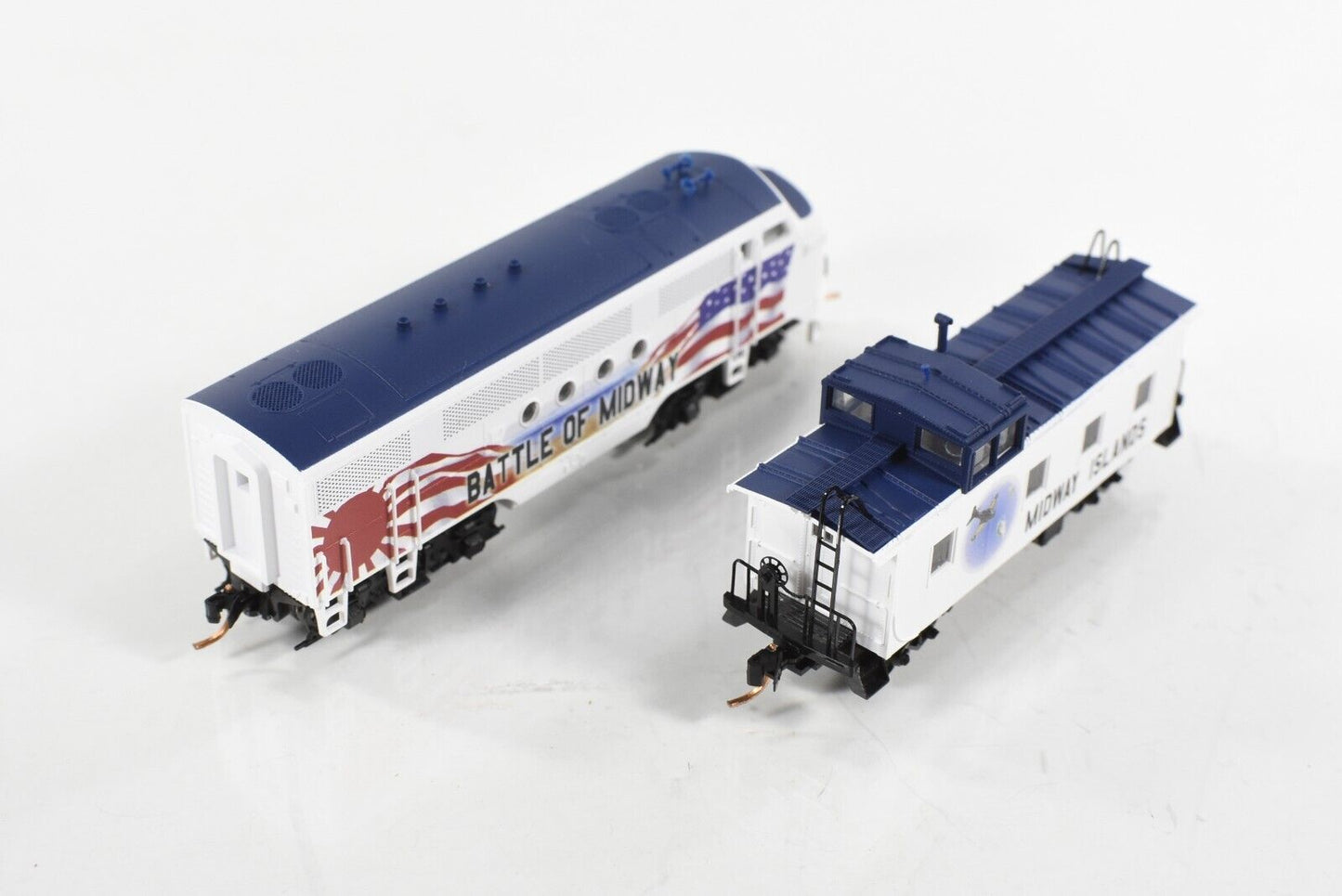 N Scale **BATTLE of MIDWAY** FT Locomotive & Caboose - MTL 98321081 **DCC Ready