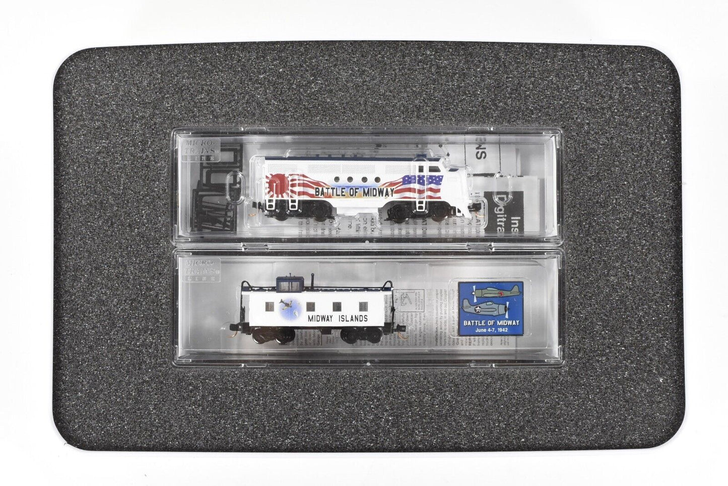 N Scale **BATTLE of MIDWAY** FT Locomotive & Caboose - MTL 98321081 **DCC Ready
