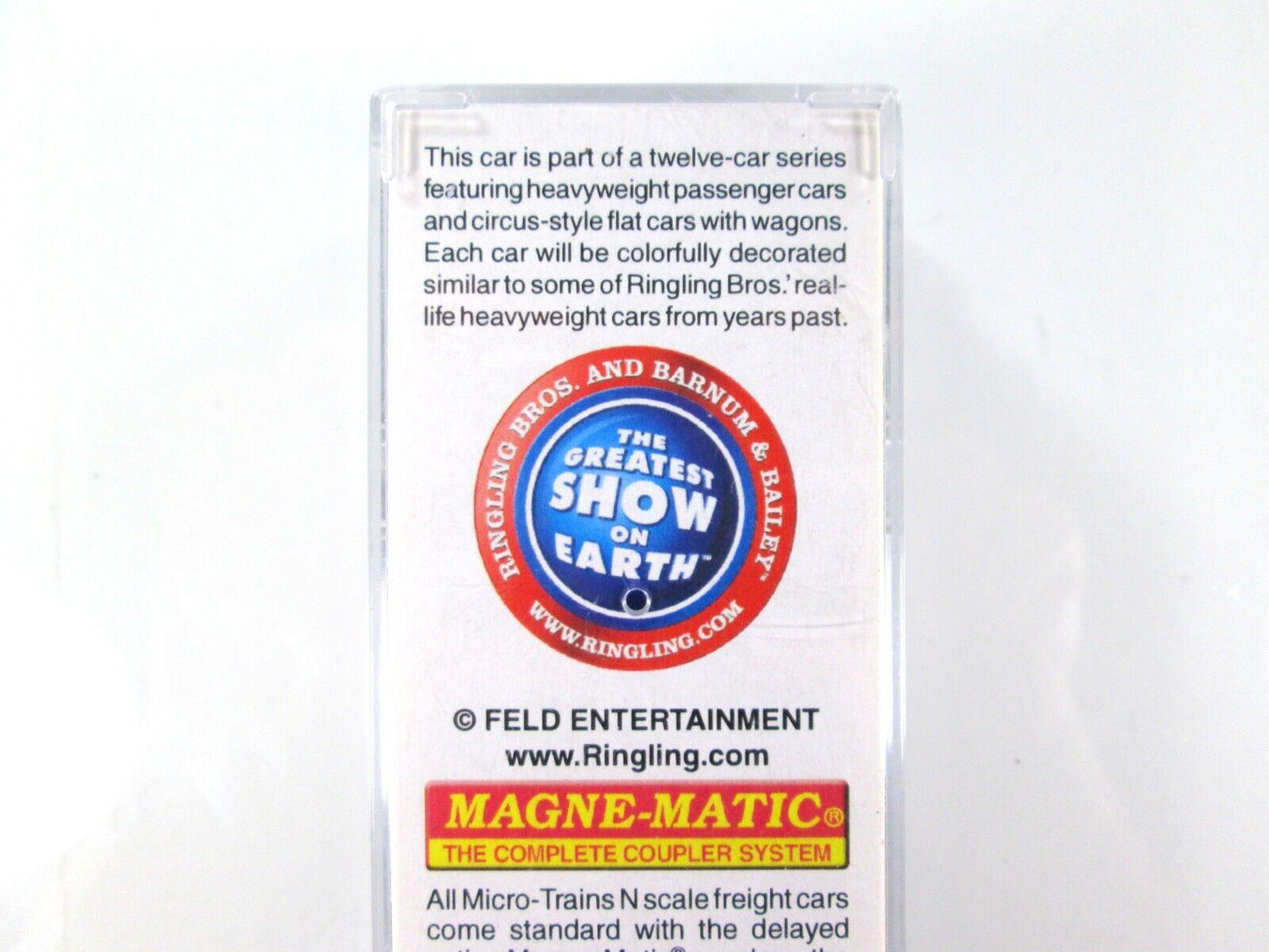 N Scale **RINGLING, BARNUM BAILEY** CIRCUS 70' Flat Car -- Micro Trains 13900240
