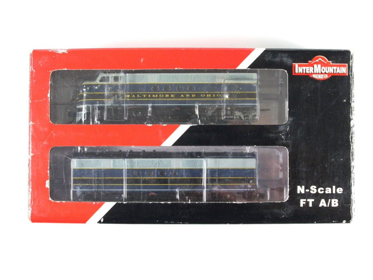 N Scale ***BALTIMORE OHIO*** EMD FT A/B Set #5 - Intermountain 69006-03, DCC Rdy