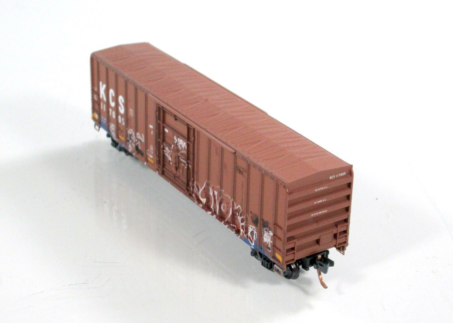 N Scale **KCS** Weathered & Graffiti 50' Box Car #117005 - Micro Trains 02744191