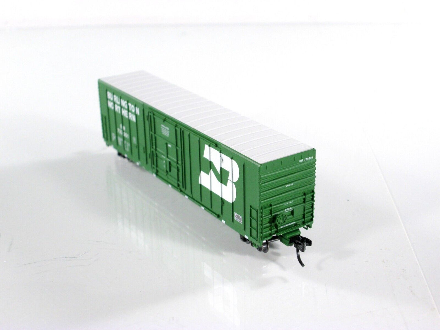 N Scale *BURLINGTON NORTHERN* 50' Box Car 8-Pack Set, by WHEELS of TIME **RARE**