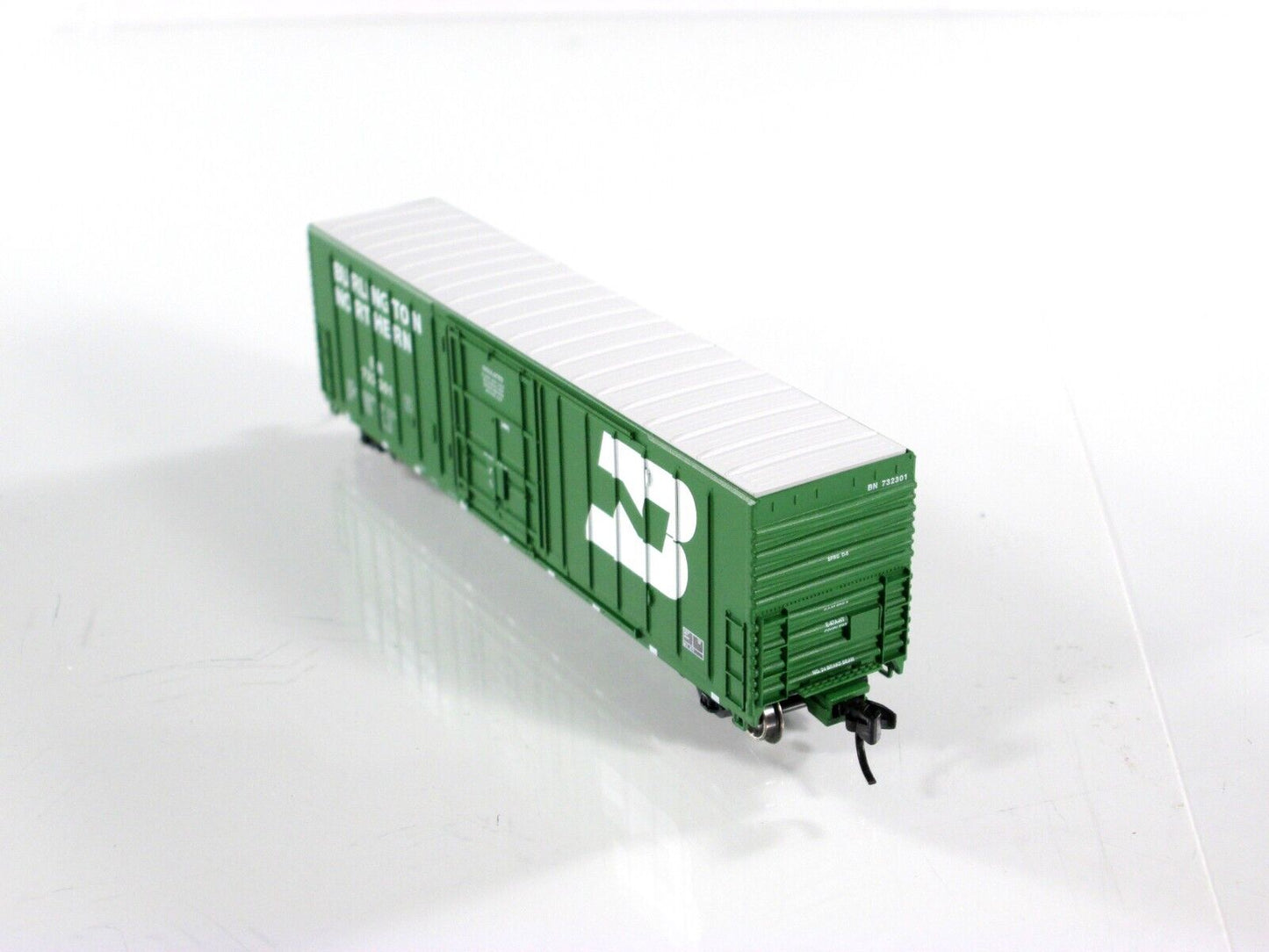 N Scale *BURLINGTON NORTHERN* 50' Box Car 8-Pack Set, by WHEELS of TIME **RARE**