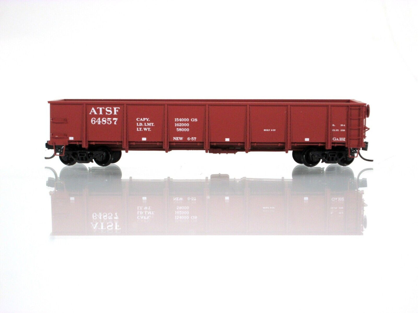 N Scale **SANTA FE** General Service Gondola 4-Car Set -TrainWorx FVM 2625 *RARE