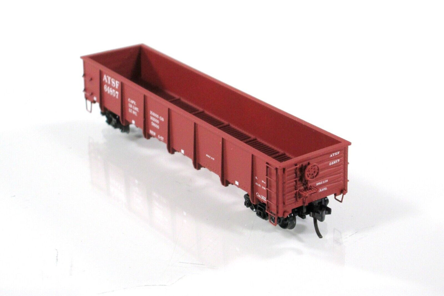 N Scale **SANTA FE** General Service Gondola 4-Car Set -TrainWorx FVM 2625 *RARE