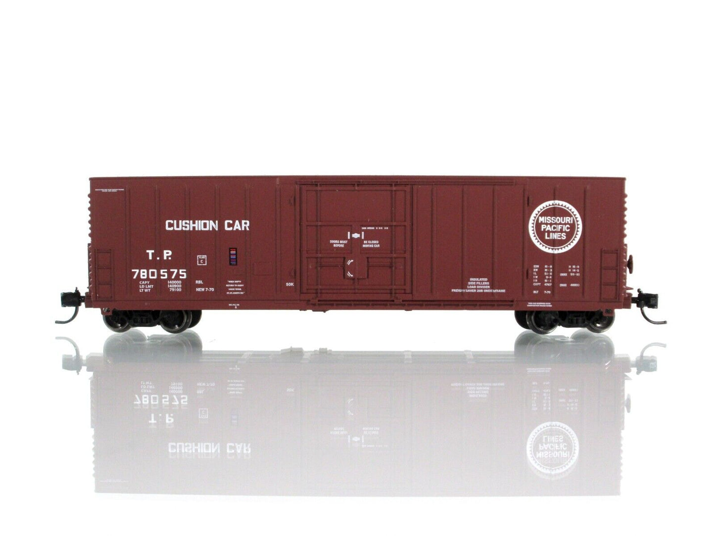 N Scale **MISSOURI PACIFIC** 50' Insulated Box Car 8-Set - WHEELS of TIME **RARE