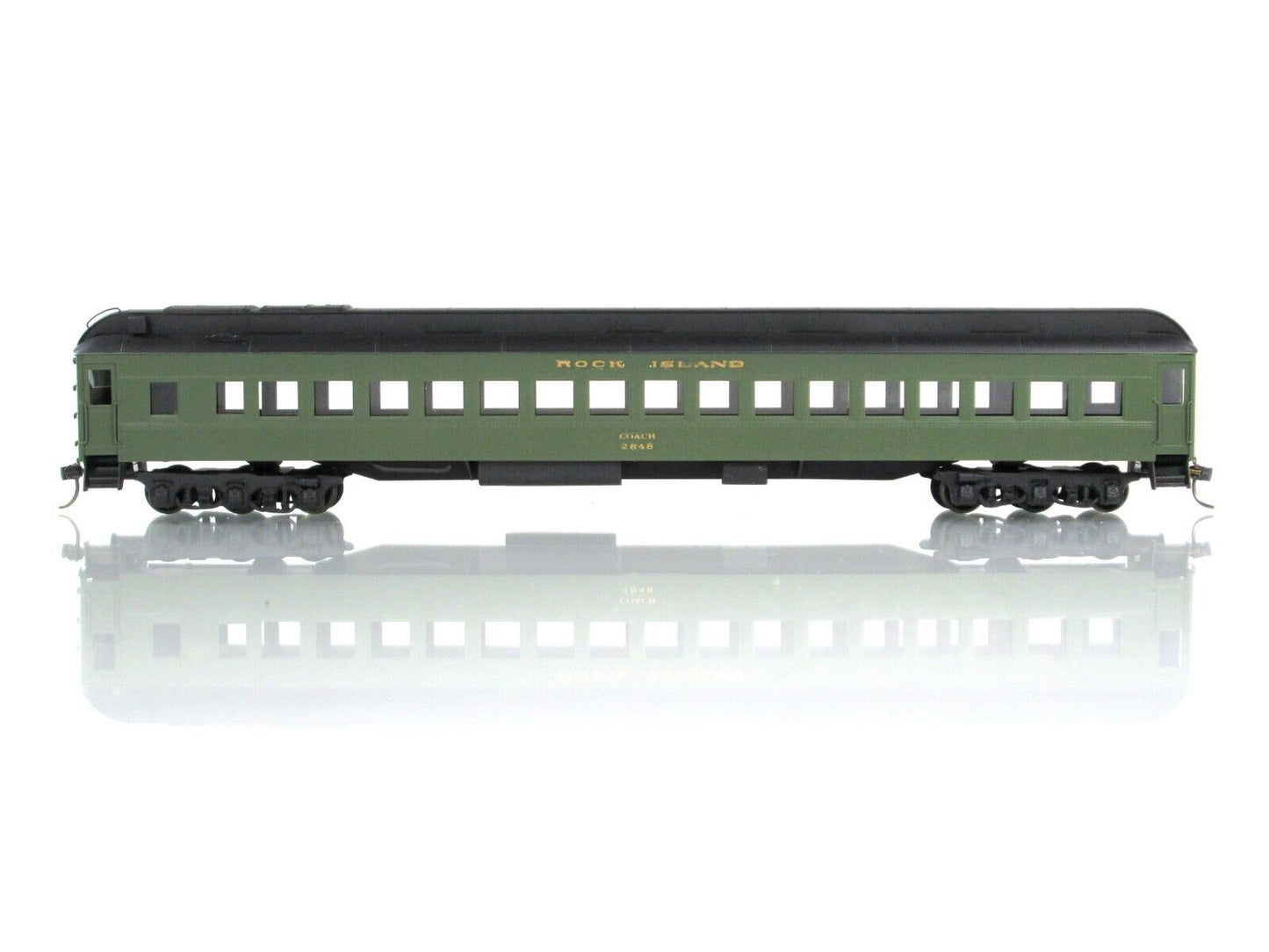 HO Scale BRASS *Rock Island* Passenger Chair Car #2848 -HALLMARK, MKT 900 Series