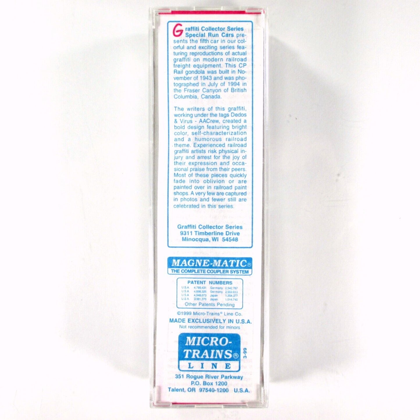 N Scale CP Rail **AACREW** Graffiti Gondola, #217 of 300 -- Micro Trains **RARE*