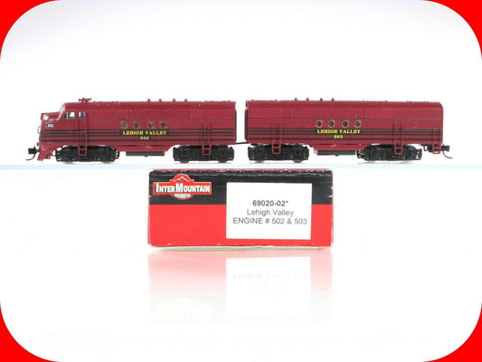 N Scale **LEHIGH VALLEY** EMD FT A/B #502,503 -- Intermountain 69020-02, DCC Rdy