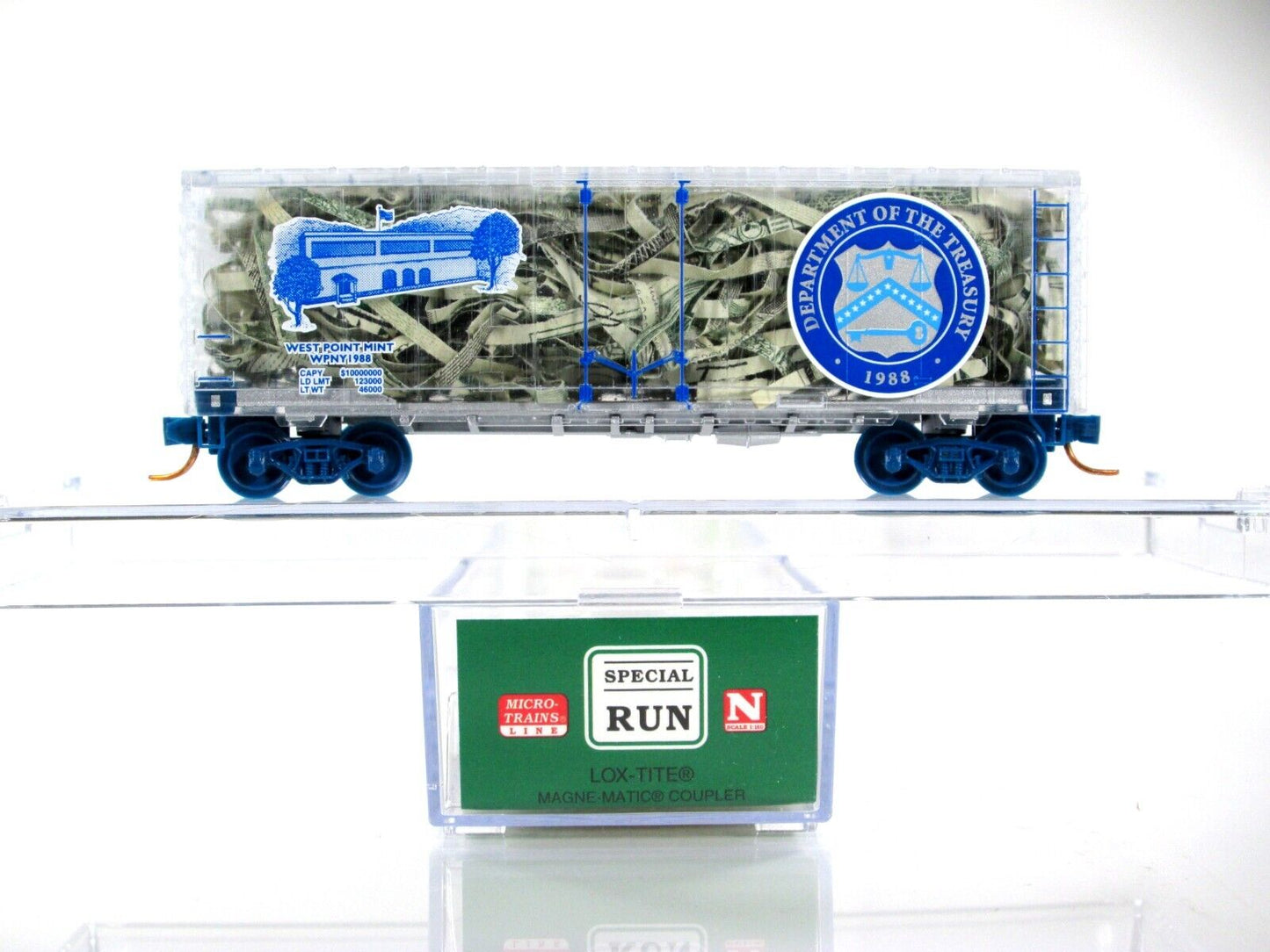N Scale WEST POINT MINT Transparent Box Car -Micro Trains NSC Special Run *RARE