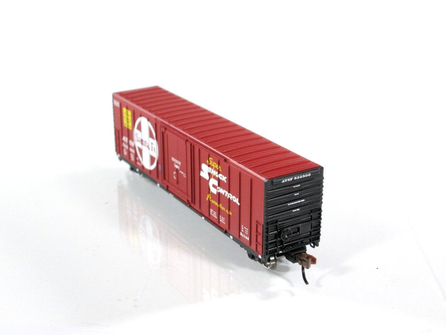 N Scale *SANTA FE* Super Shock Control Box Car 8-Pack Set, WHEELS of TIME *RARE*