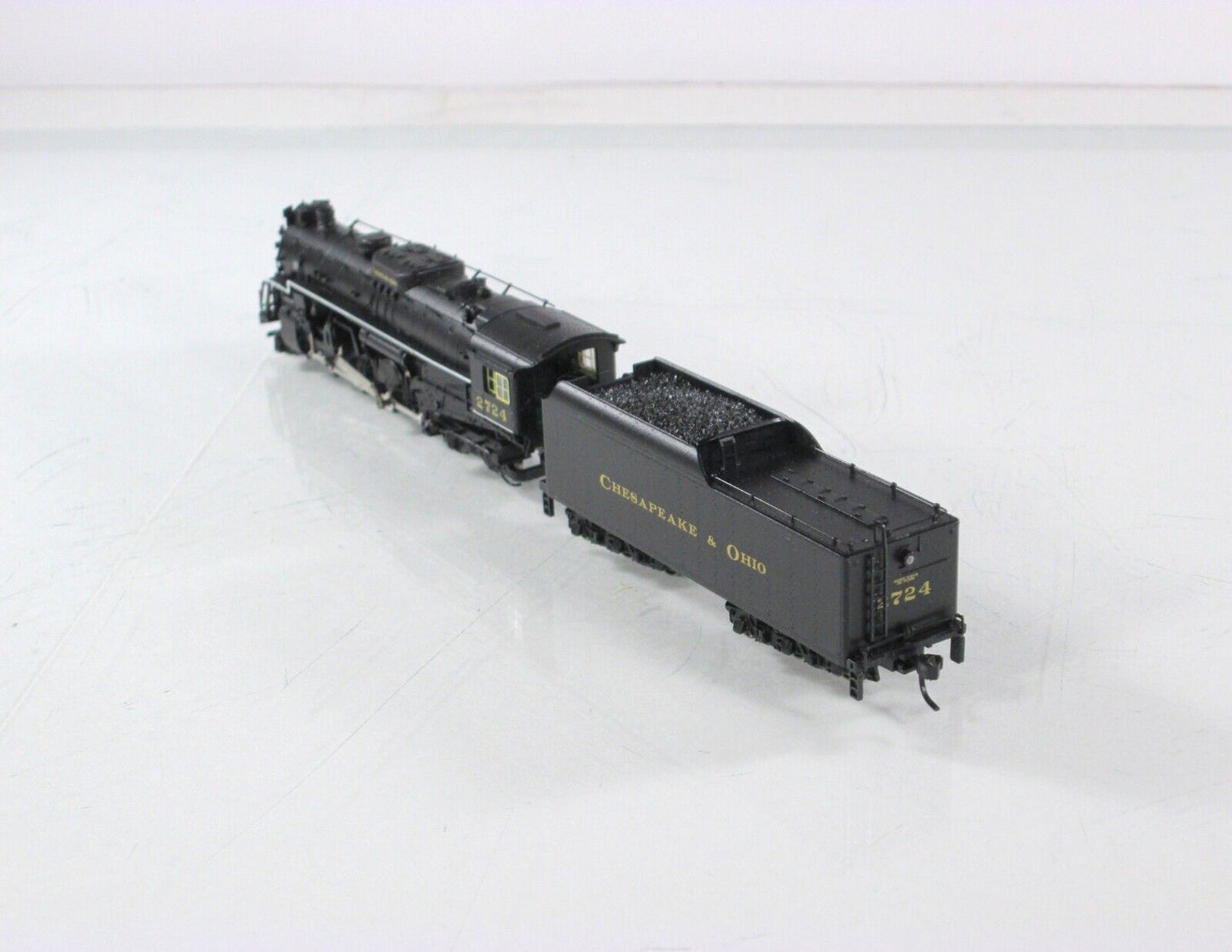 N Scale **CHESAPEAKE & OHIO** 2-8-4 Berkshire Locomotive #2724 -- Life-Like 7465