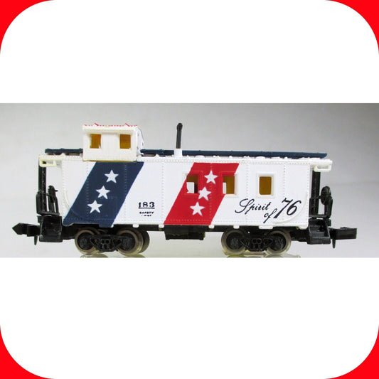 N Scale AMERICAN BICENTENNIAL ***Spirit of '76*** Cupola Caboose - Bachmann 5412