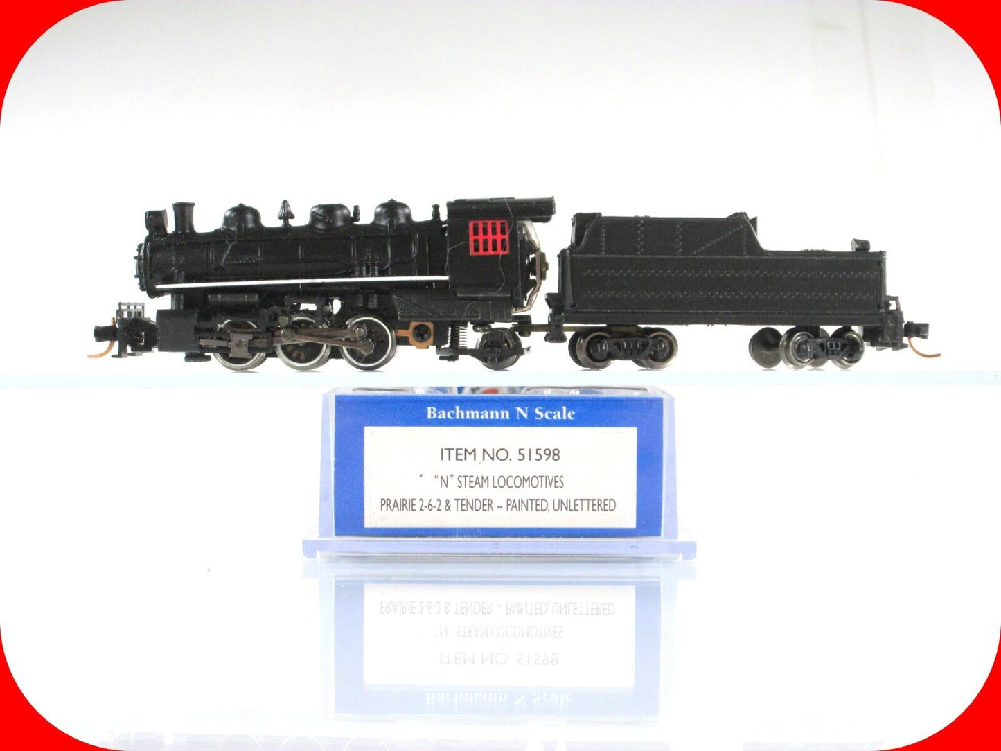 N Scale 2-6-2 Prairie Steam Locomotive & Tender ------ Bachmann 51598  **Project