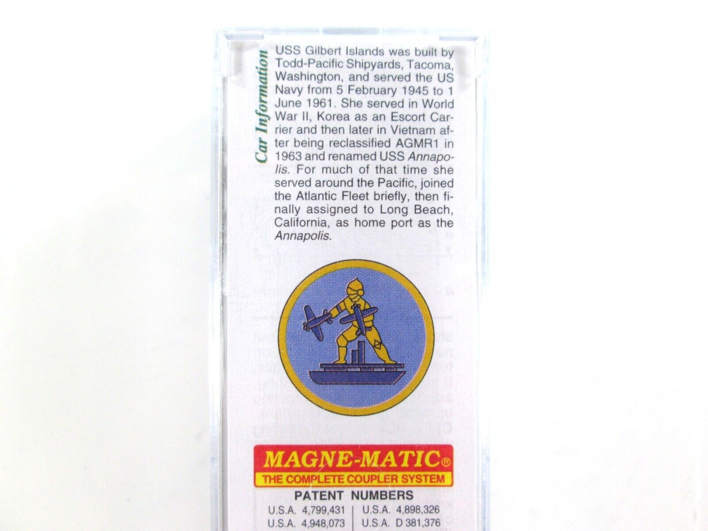 N Scale USS *GILBERT ISLANDS* US Navy Series 50' Box Car - Micro Trains 03800406