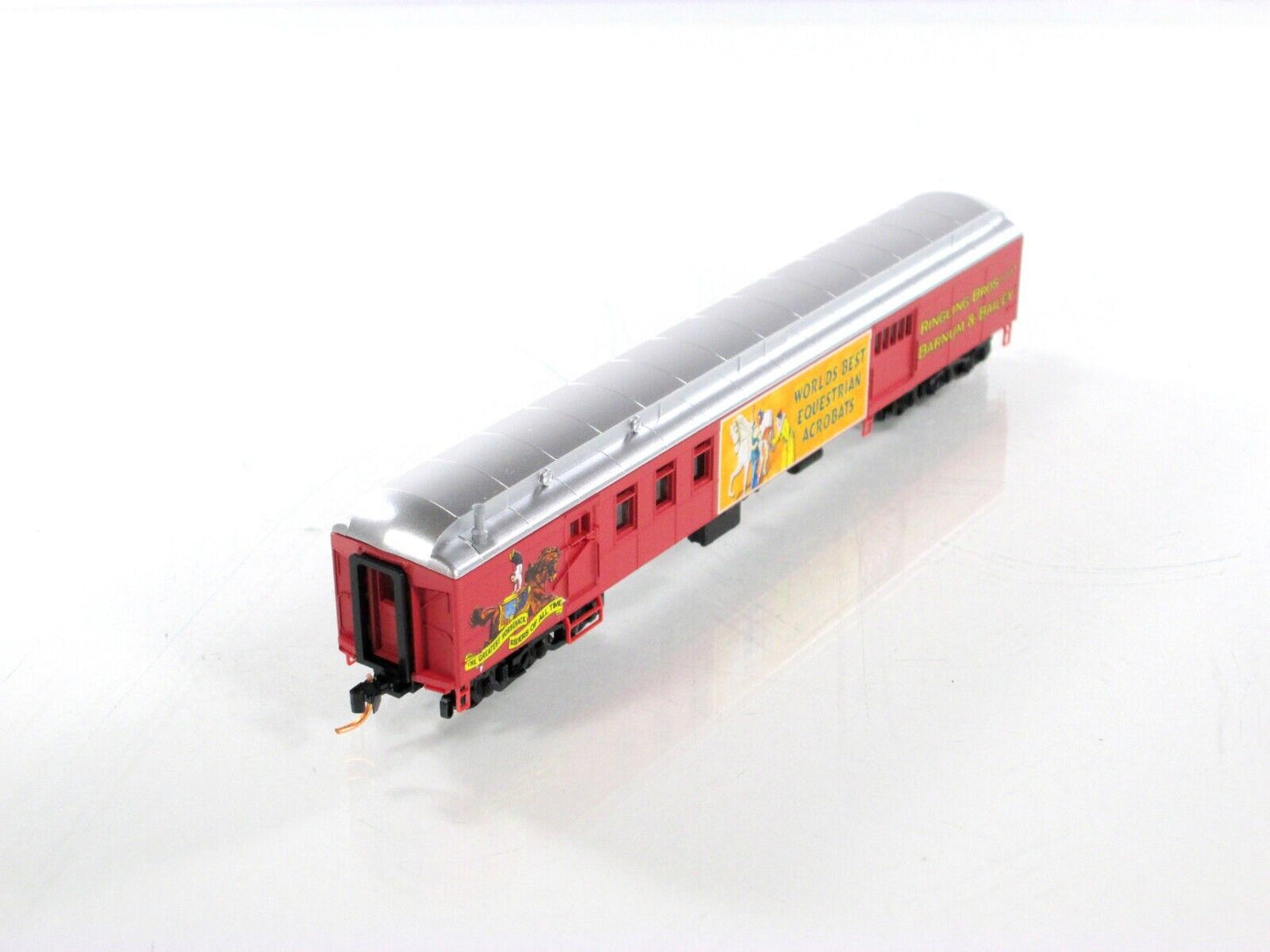 N Scale ***RINGLING Bros.*** EQUESTRIAN Mail-Baggage Car - Micro Trains 14800250