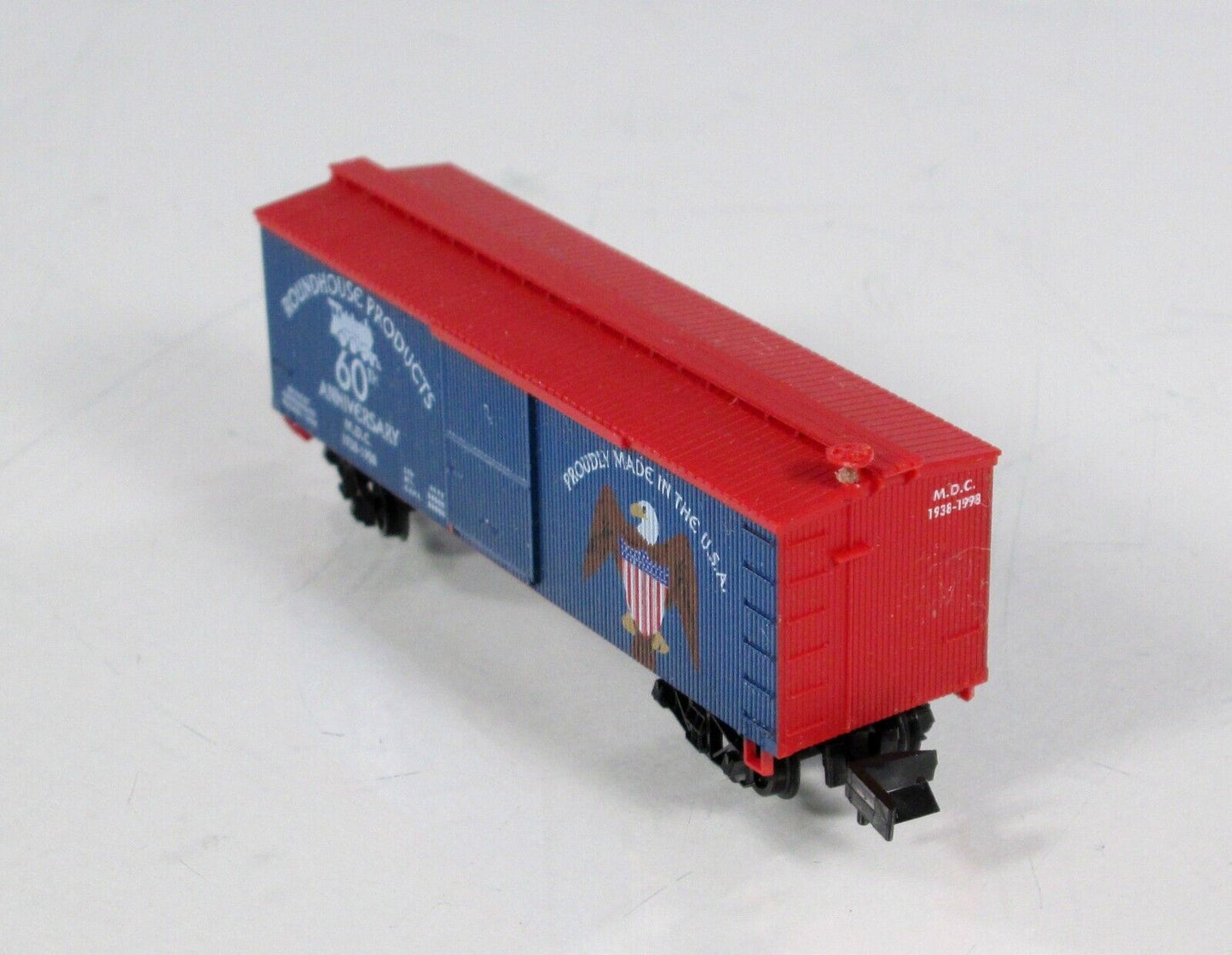 N Scale **PRIDE in AMERICA** 60th Anniv. Old Timer 36' Box Car - Roundhouse 8918
