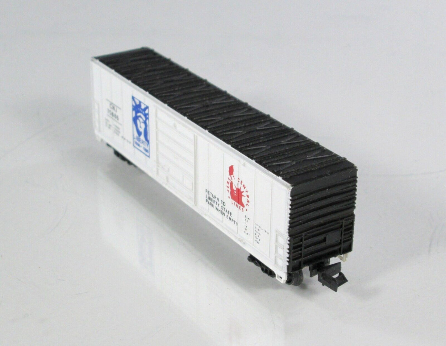 N Scale ***STATUE of LIBERTY*** 4th of July Box Car, CNJ 70486 ---- Bev-Bel 2189