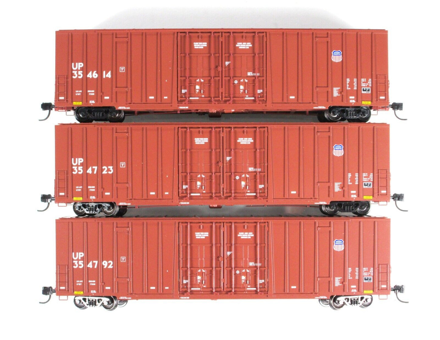 N Scale ***UNION PACIFIC*** 60' High-Cube Box Car 3-Pack - Micro Trains 99302150