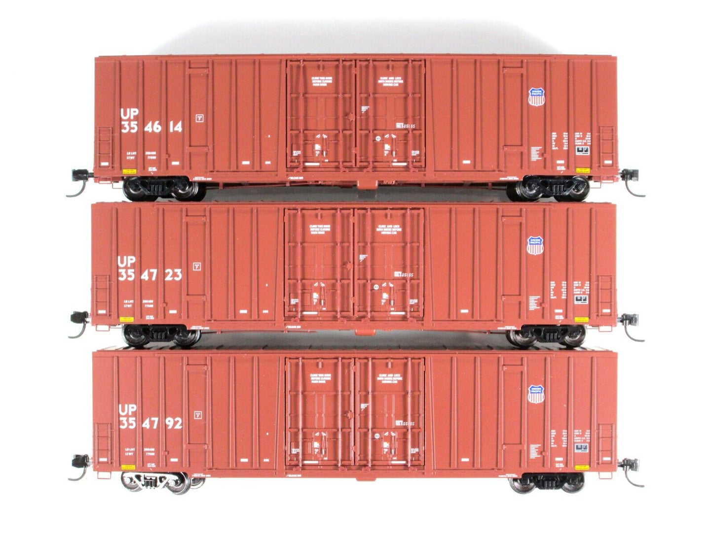 N Scale ***UNION PACIFIC*** 60' High-Cube Box Car 3-Pack - Micro Trains 99302150