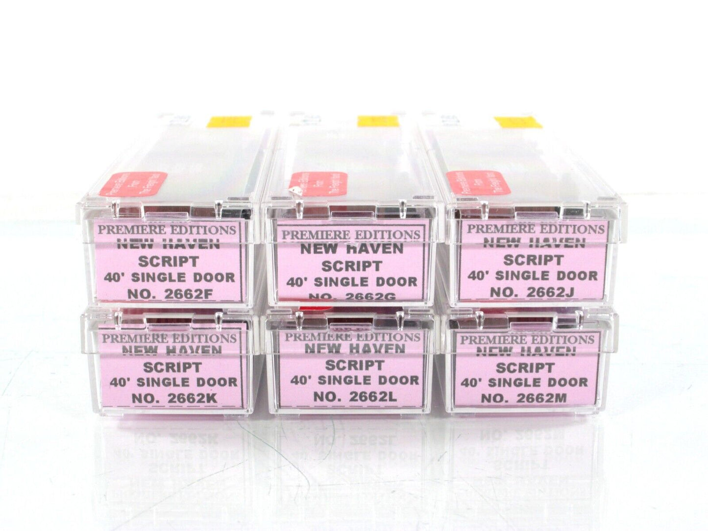 N Scale ***NEW HAVEN*** Box Car Set, NYNH&H - Premiere Editions 2662, MTL **RARE