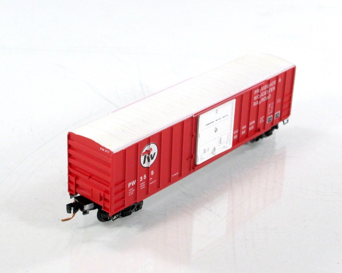 N Scale **PROVIDENCE WORCESTER** Box Car Set - Premiere Editions 2657, MTL *RARE