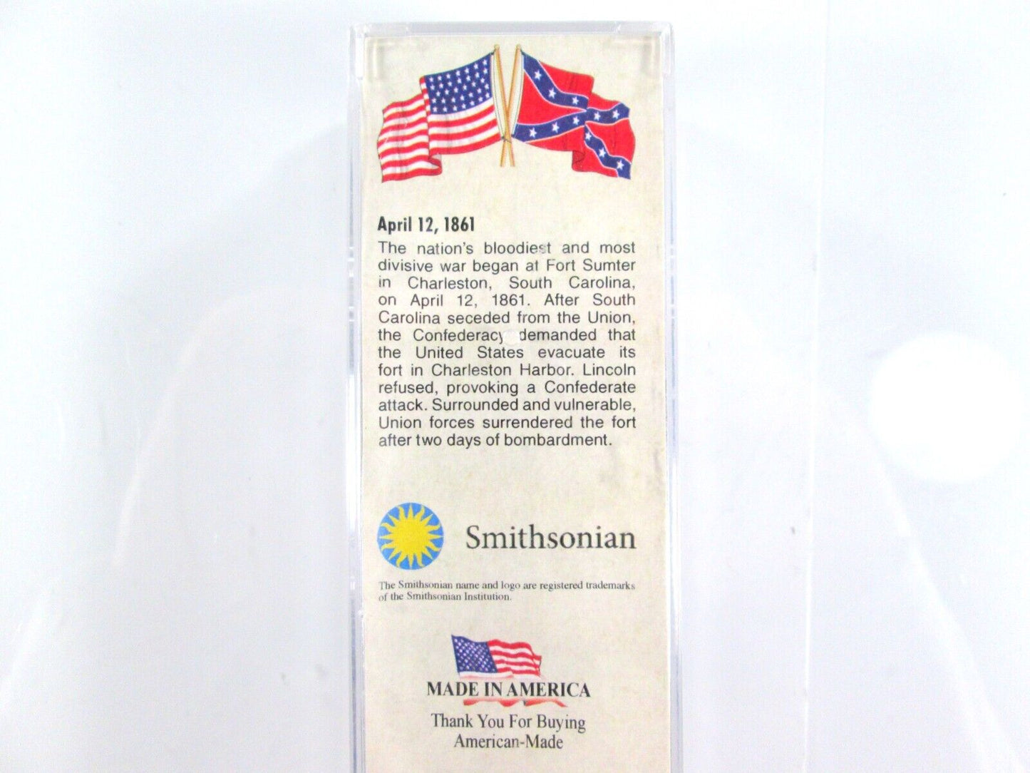 N Scale ***BATTLE of FORT SUMTER*** 40' Hy-Cube Box Car -- Micro Trains 10100701