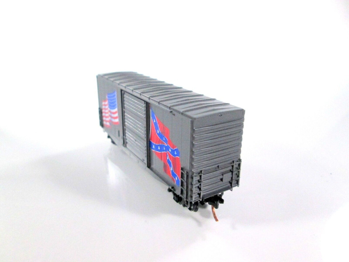 N Scale ***BATTLE of FORT SUMTER*** 40' Hy-Cube Box Car -- Micro Trains 10100701