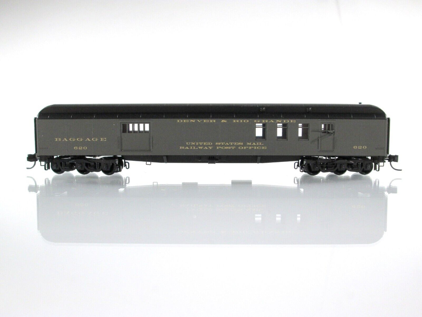 N Scale DENVER RIO GRANDE 70' RPO Baggage Car, D&RGW #620 -Micro Trains 14800390
