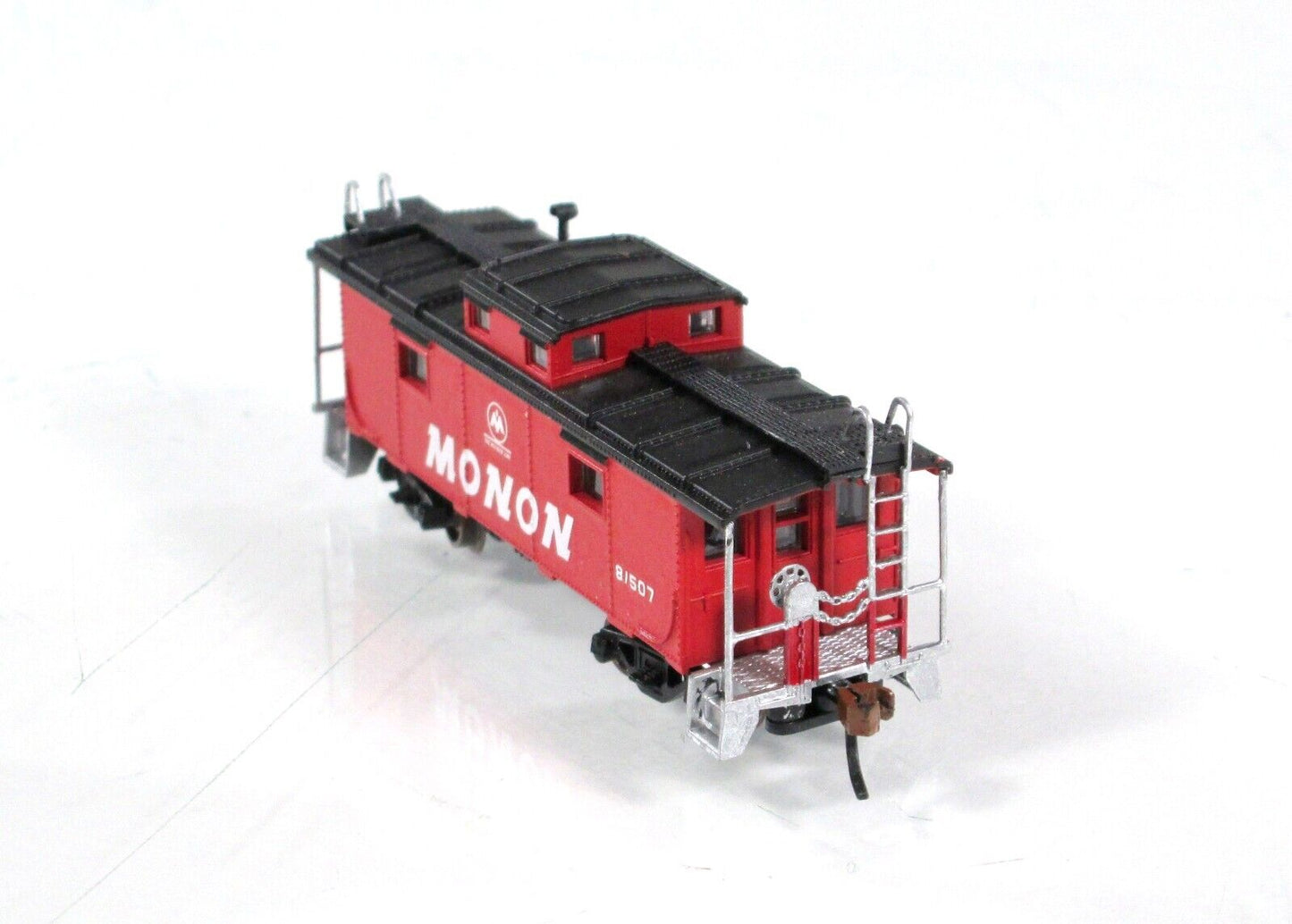 N Scale ****MONON**** Custom NE-6 Cupola Caboose, MON 81507 --- Atlas ***RARE***