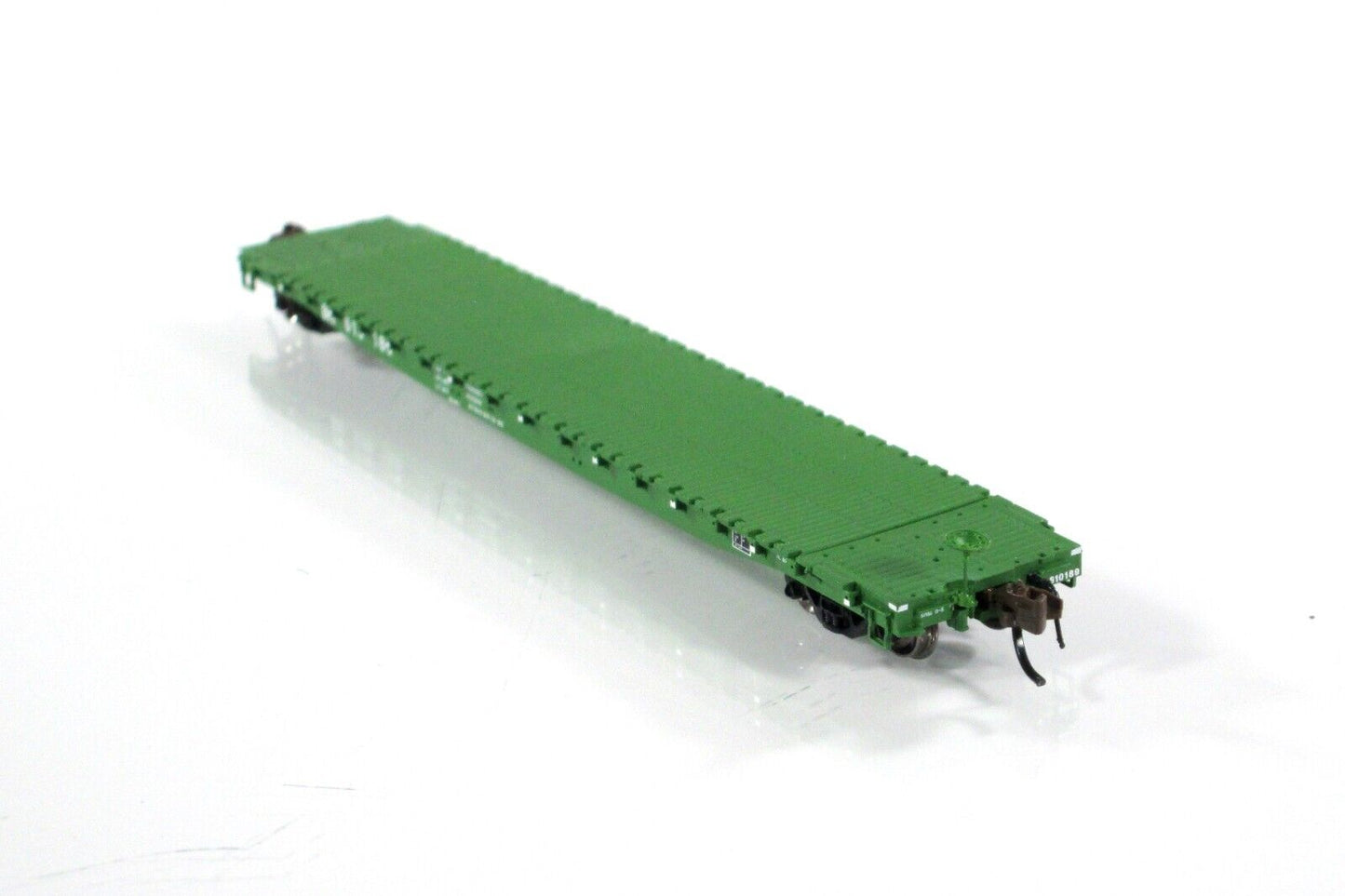 N Scale ***BURLINGTON NORTHERN*** GSC 60' Flat Car 4-Pack Set -BLMA Models *RARE