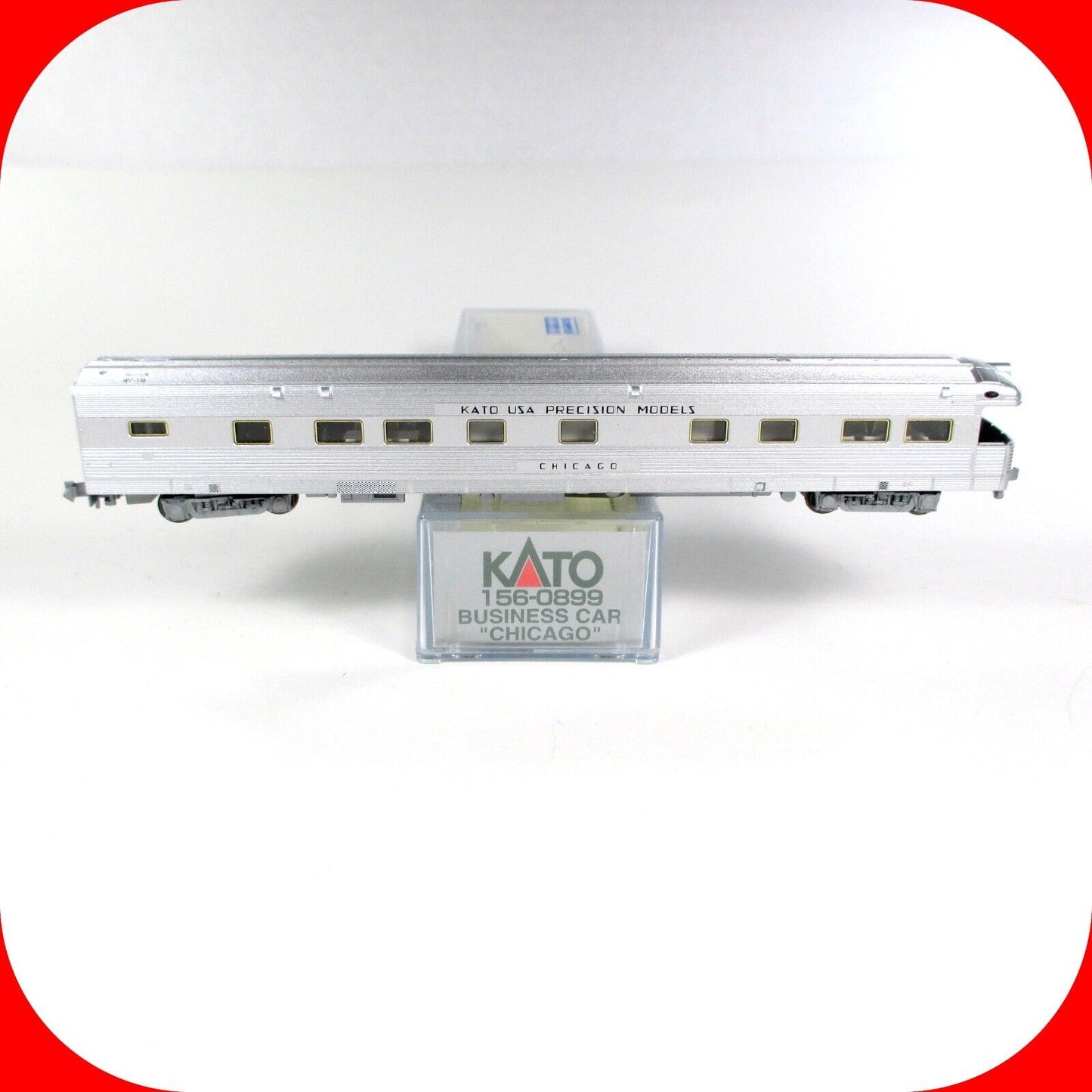 N Scale ***CHICAGO*** Business Passenger Observation Car - Kato 156-0899