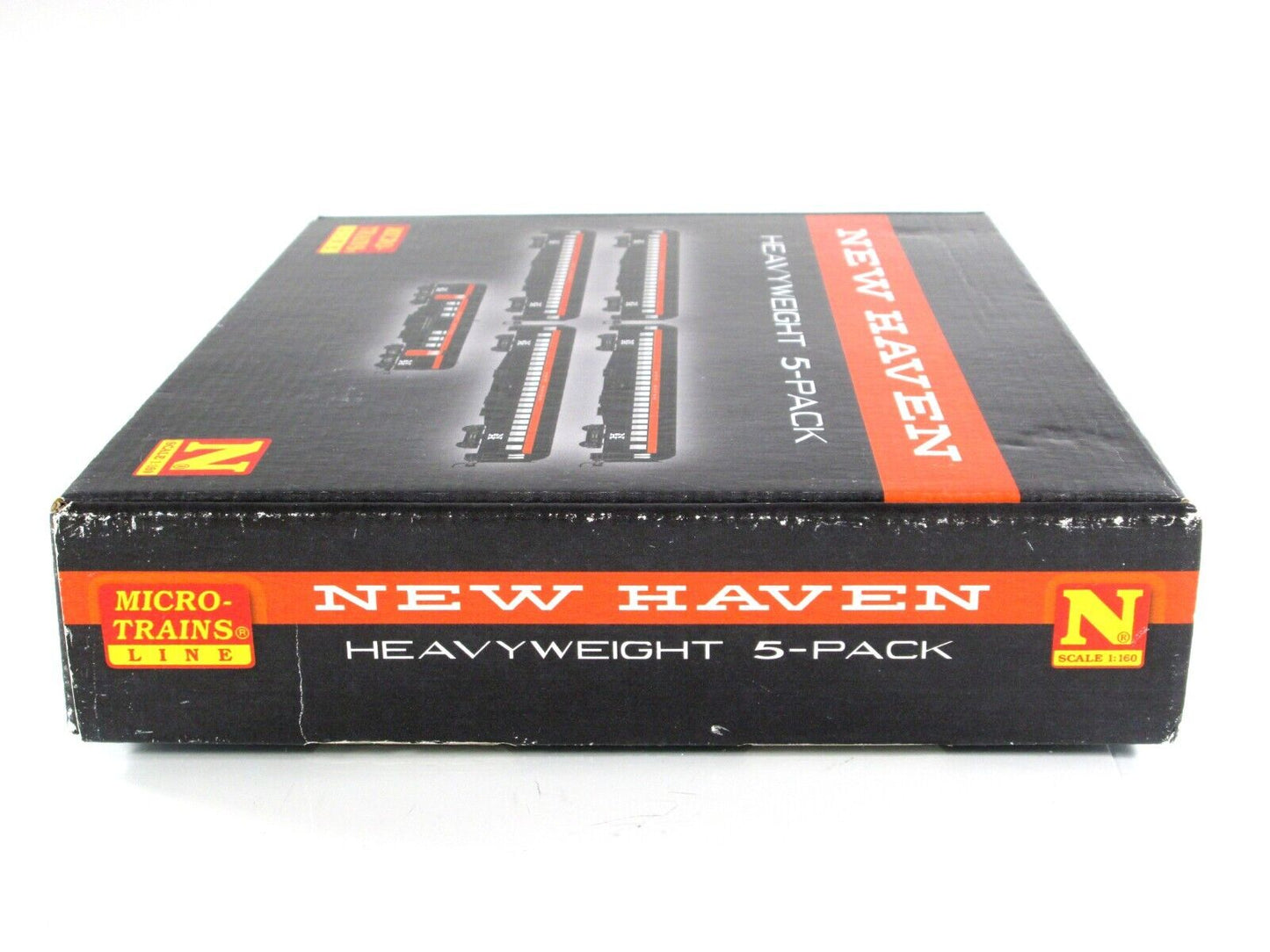 N Scale NEW HAVEN Heavyweight Passenger Car 5-Pack Set - Micro Trains 99302110