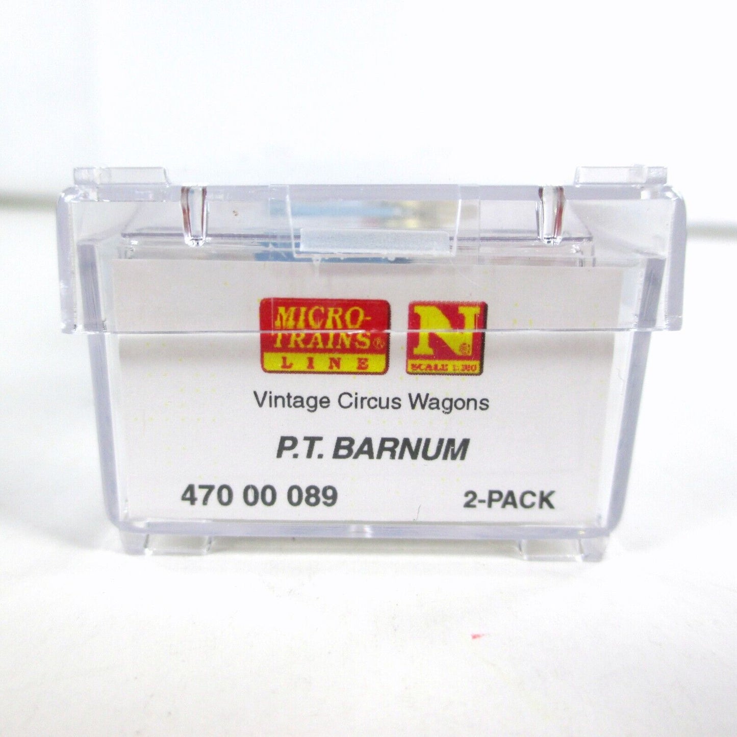 N Scale P.T. Barnum Vintage Circus Wagon Cars 2-Pack Set - Micro Trains 47000089