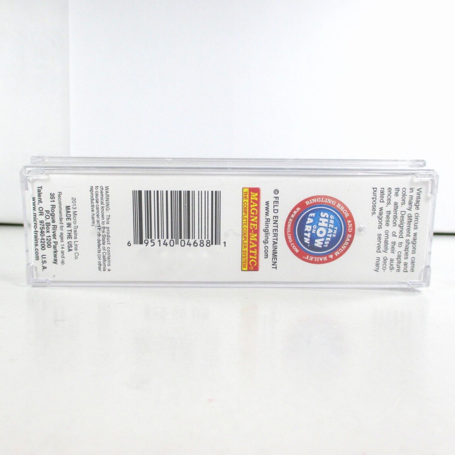 N Scale P.T. Barnum Vintage Circus Wagon Cars 2-Pack Set - Micro Trains 47000089