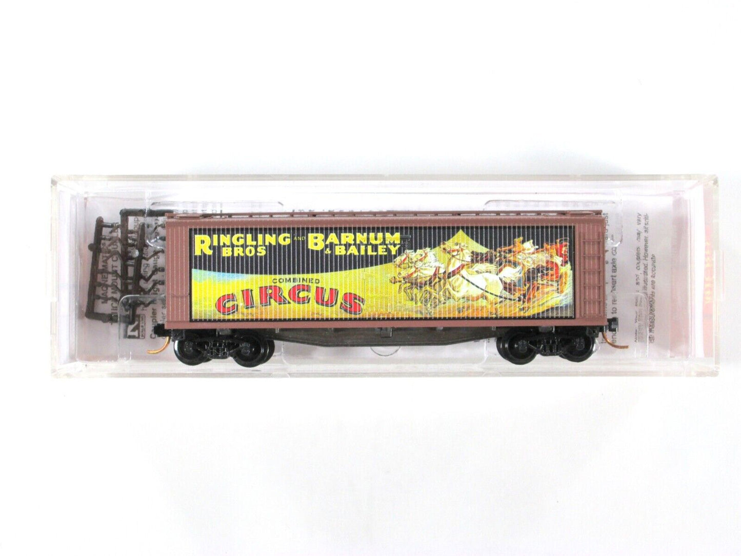 N Scale ***RINGLING CIRCUS*** Billboard Car #6 Box Car --- Micro Trains 04700406
