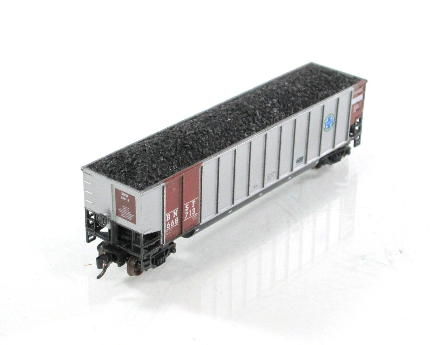 N Scale ***BNSF*** Bethgon Coalporter 6-Pack Set - LBF 5421, MTL Couplers